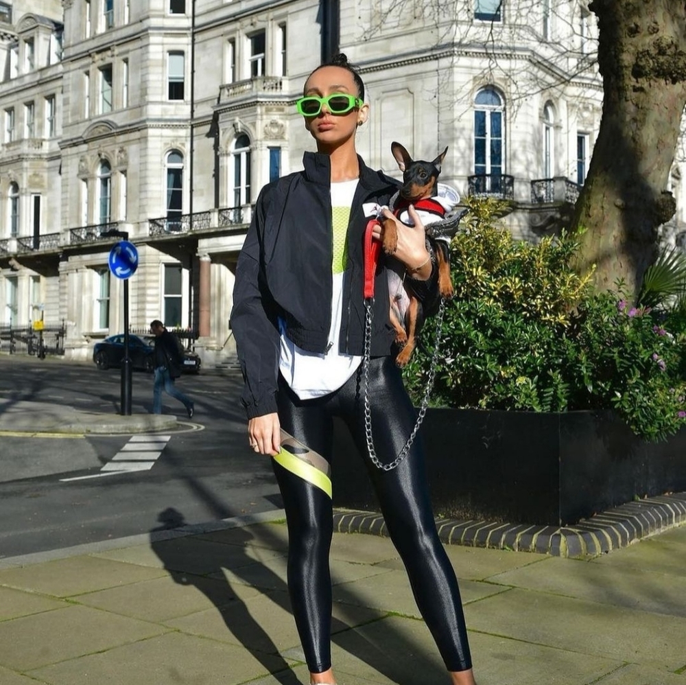 Koral black Lustrous high rise leggings